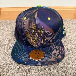 Grassroots California Grahampasteez Impossible Objects Purple Fitted Hat - 7 5/8